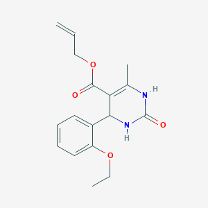 molecular formula C17H20N2O4 B4943715 Prop-2-en-1-yl 4-(2-ethoxyphenyl)-6-methyl-2-oxo-1,2,3,4-tetrahydropyrimidine-5-carboxylate 