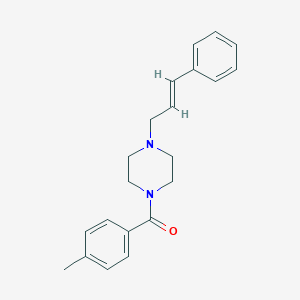 1-Cinnamyl-4-(4-methylbenzoyl)piperazine