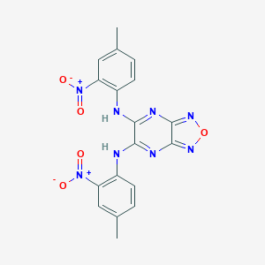 5,6-Bis({2-nitro-4-methylphenyl}amino)[1,2,5]oxadiazolo[3,4-b]pyrazine