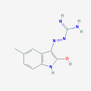 2-(5-methyl-2-oxo-1,2-dihydro-3H-indol-3-ylidene)hydrazinecarboximidamide