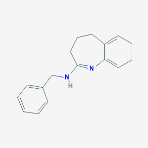molecular formula C17H18N2 B494432 N-benzyl-4,5-dihydro-3H-1-benzazepin-2-amine CAS No. 28892-02-6