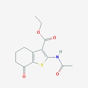 Ethyl 2-(acetylamino)-7-oxo-4,5,6,7-tetrahydro-1-benzothiophene-3-carboxylate