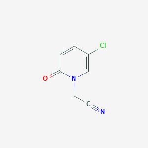 (5-chloro-2-oxopyridin-1(2H)-yl)acetonitrile