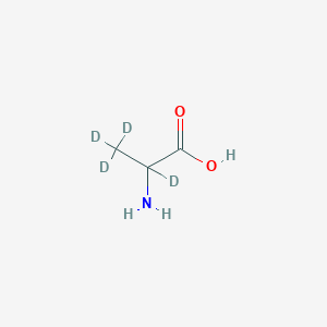 molecular formula C3H7NO2 B049448 Alanine-2,3,3,3-d4 CAS No. 53795-92-9