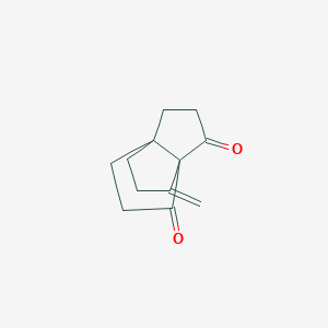 (3.3.3)-Propellane-2,8-dione, 9-methylene-