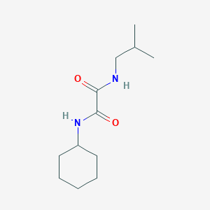 molecular formula C12H22N2O2 B4945193 N'-cyclohexyl-N-(2-methylpropyl)oxamide CAS No. 5558-57-6