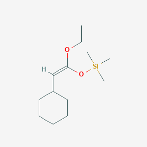 [(Z)-2-cyclohexyl-1-ethoxyethenoxy]-trimethylsilane