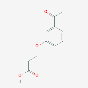 3-(3-Acetylphenoxy)propanoic acid