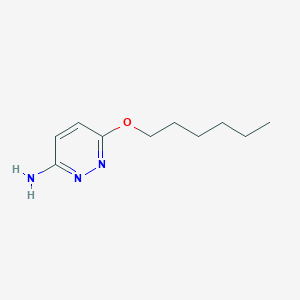 6-Hexoxypyridazin-3-amine