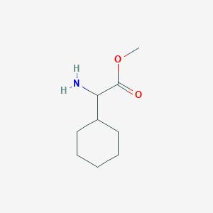 molecular formula C9H17NO2 B494533 Methyl 2-amino-2-cyclohexylacetate CAS No. 784129-23-3