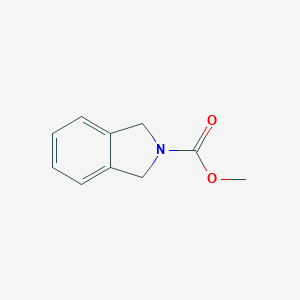 molecular formula C10H11NO2 B494535 methyl 2,3-dihydro-1H-isoindole-2-carboxylate CAS No. 18913-40-1