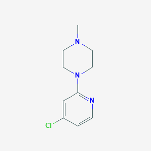 molecular formula C10H14ClN3 B494541 1-(4-Chloropyridin-2-YL)-4-methylpiperazine CAS No. 923548-20-3