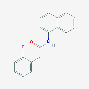 molecular formula C18H14FNO B494553 2-(2-fluorophenyl)-N-(1-naphthyl)acetamide CAS No. 562797-10-8