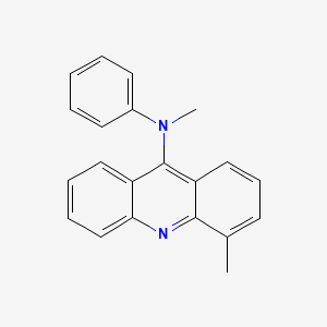molecular formula C21H18N2 B4945710 N,4-dimethyl-N-phenylacridin-9-amine 