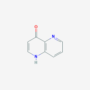 molecular formula C8H6N2O B494593 1,5-Naphthyridin-4-ol CAS No. 5423-54-1