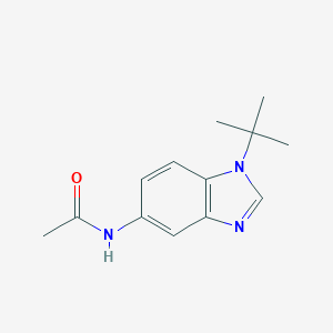 molecular formula C13H17N3O B494610 N-(1-tert-butylbenzimidazol-5-yl)acetamide 