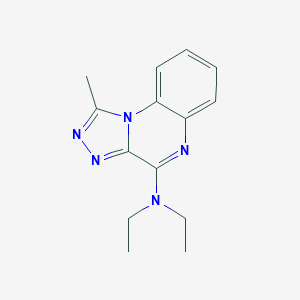 molecular formula C14H17N5 B494630 N,N-diethyl-N-(1-methyl[1,2,4]triazolo[4,3-a]quinoxalin-4-yl)amine 