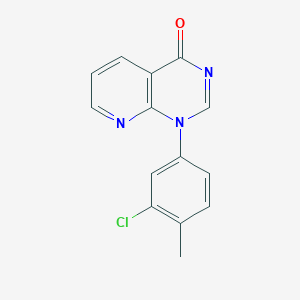 1-(3-chloro-4-methylphenyl)pyrido[2,3-d]pyrimidin-4(1H)-one