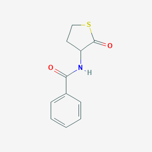 molecular formula C11H11NO2S B494637 N-(2-oxotetrahydrothiophen-3-yl)benzamide CAS No. 39837-09-7
