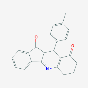 10-(4-methylphenyl)-7,8,10,10a-tetrahydro-6H-indeno[1,2-b]quinoline-9,11-dione
