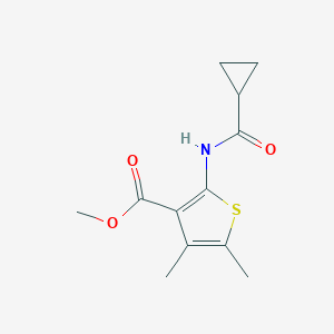 Methyl 2-(cyclopropanecarboxamido)-4,5-dimethylthiophene-3-carboxylate