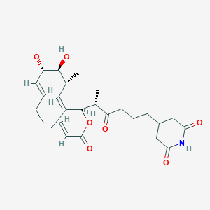 molecular formula C27H39NO7 B049465 米格司他汀 CAS No. 314245-65-3