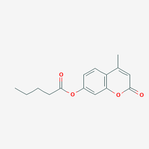 molecular formula C15H16O4 B4946518 4-Methyl-2-oxo-2h-chromen-7-yl valerate CAS No. 6335-35-9