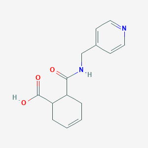 3-Cyclohexene-1-carboxylic acid, 6-(4-pyridylmethylaminocarbonyl)-