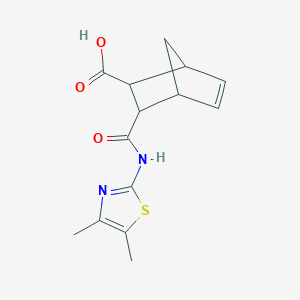 3-[(4,5-Dimethyl-1,3-thiazol-2-yl)carbamoyl]bicyclo[2.2.1]hept-5-ene-2-carboxylic acid