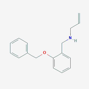 {[2-(Benzyloxy)phenyl]methyl}(prop-2-en-1-yl)amine