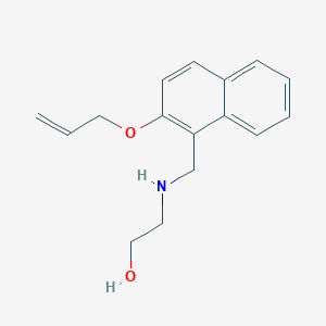 2-({[2-(Prop-2-en-1-yloxy)naphthalen-1-yl]methyl}amino)ethanol