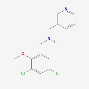 N-(3,5-dichloro-2-methoxybenzyl)-N-(3-pyridinylmethyl)amine