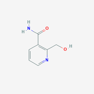 molecular formula C7H8N2O2 B049469 2-(羟甲基)烟酰胺 CAS No. 115012-11-8