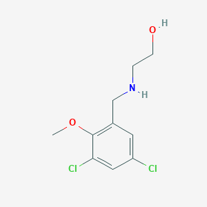2-[(3,5-Dichloro-2-methoxybenzyl)amino]ethanol
