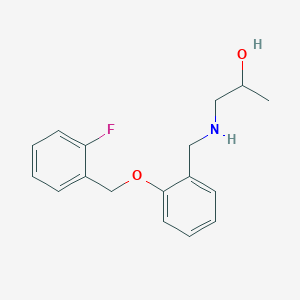 1-({2-[(2-Fluorobenzyl)oxy]benzyl}amino)propan-2-ol