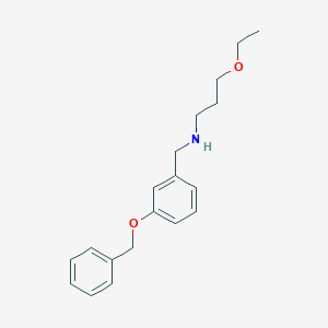 N-[3-(benzyloxy)benzyl]-3-ethoxypropan-1-amine