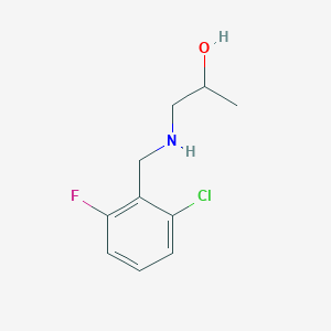 1-[(2-Chloro-6-fluorobenzyl)amino]propan-2-ol