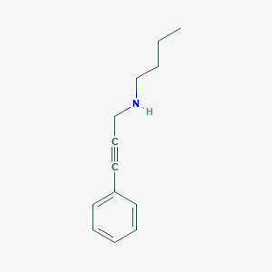 molecular formula C13H17N B494715 N-(3-phenylprop-2-yn-1-yl)butan-1-amine CAS No. 445255-32-3