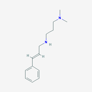 molecular formula C14H22N2 B494734 N-cinnamyl-N-[3-(dimethylamino)propyl]amine 