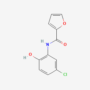 molecular formula C11H8ClNO3 B4947449 N-(5-chloro-2-hydroxyphenyl)furan-2-carboxamide CAS No. 75748-60-6