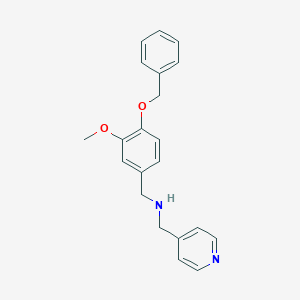 N-[4-(benzyloxy)-3-methoxybenzyl]-N-(4-pyridinylmethyl)amine