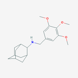 molecular formula C20H29NO3 B494772 N-(2-adamantyl)-N-(3,4,5-trimethoxybenzyl)amine CAS No. 880068-98-4