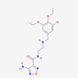 4-amino-N-{2-[(3-bromo-4,5-diethoxybenzyl)amino]ethyl}-1,2,5-oxadiazole-3-carboxamide