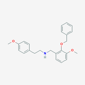 N-[2-(benzyloxy)-3-methoxybenzyl]-2-(4-methoxyphenyl)ethanamine