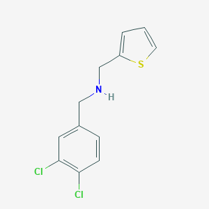 molecular formula C12H11Cl2NS B494799 N-(3,4-dichlorobenzyl)-N-(2-thienylmethyl)amine 