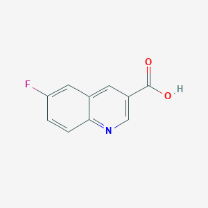 molecular formula C10H6FNO2 B049480 6-氟喹啉-3-羧酸 CAS No. 116293-90-4