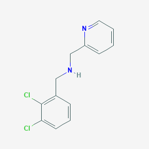 molecular formula C13H12Cl2N2 B494800 1-(2,3-dichlorophenyl)-N-(pyridin-2-ylmethyl)methanamine 