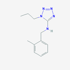 molecular formula C12H17N5 B494809 N-(2-methylbenzyl)-1-propyl-1H-tetrazol-5-amine 