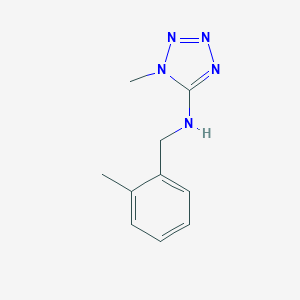 molecular formula C10H13N5 B494811 1-methyl-N-(2-methylbenzyl)-1H-tetrazol-5-amine 