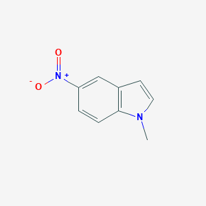 molecular formula C9H8N2O2 B049482 1-甲基-5-硝基-1H-吲哚 CAS No. 29906-67-0